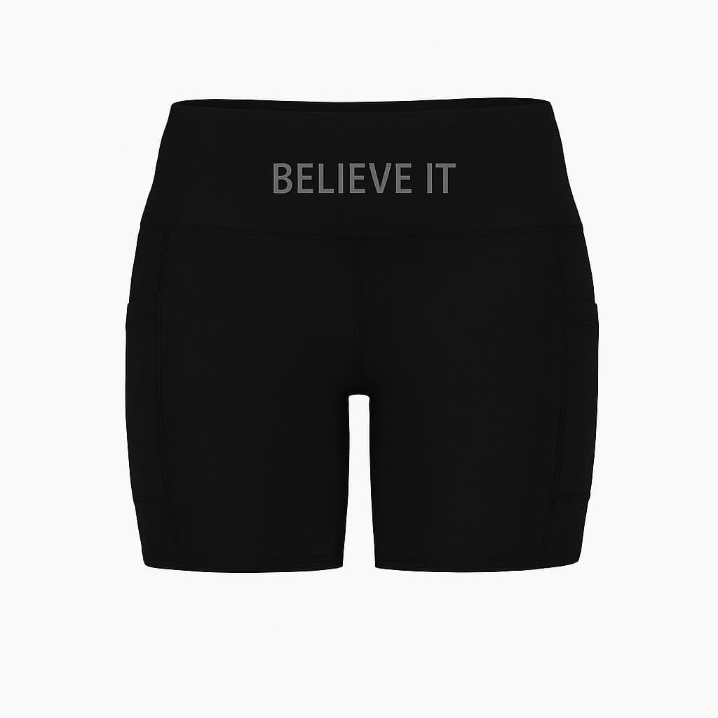 black active short tight